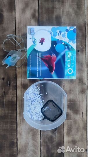 Аквариум для рыбок круглый