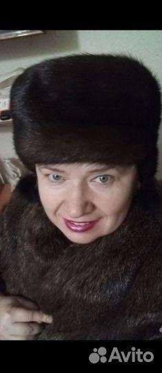 Шапка зимняя норковая женская
