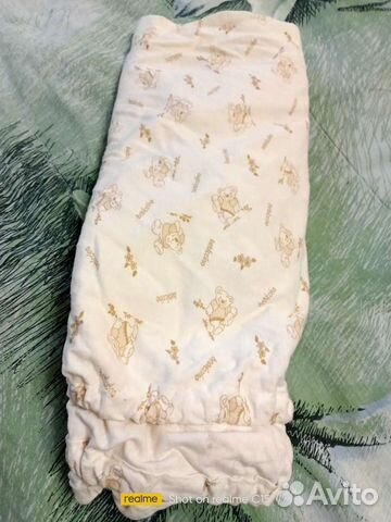 Простынь на резинке в детскую кровать