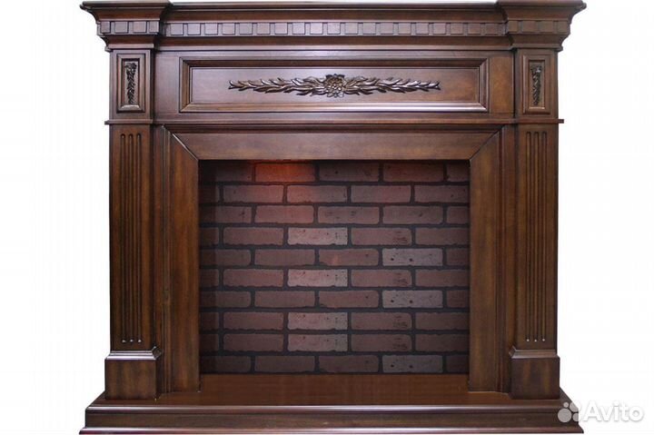 Каминокомплект Luxemburg - Темный орех