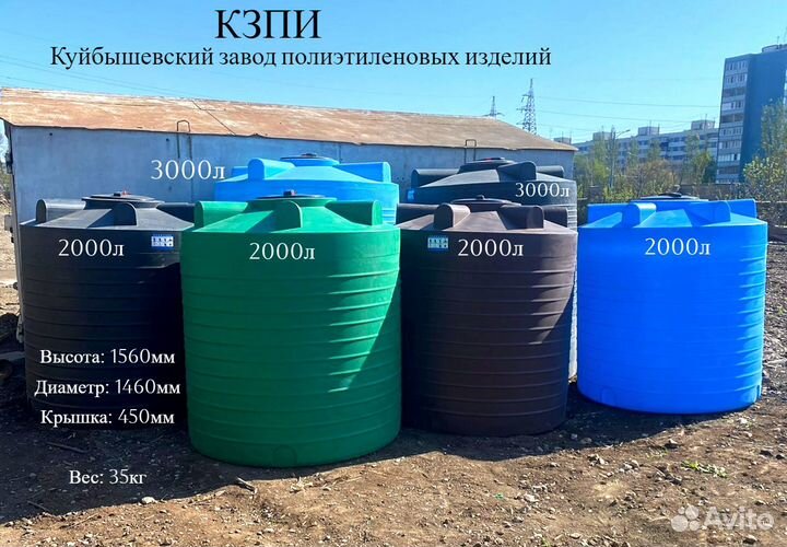Пластиковая емкость