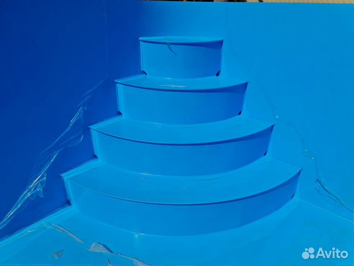 Бассейн Скругленный с доставкой 5000х3000х1500мм