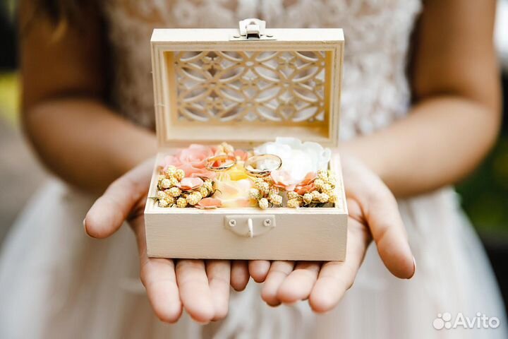 Шкатулка для свадебных колец