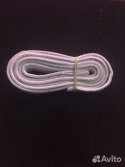 Пояс для дзюдо белый