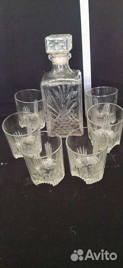 Наборы: графины, штофы со стаканами