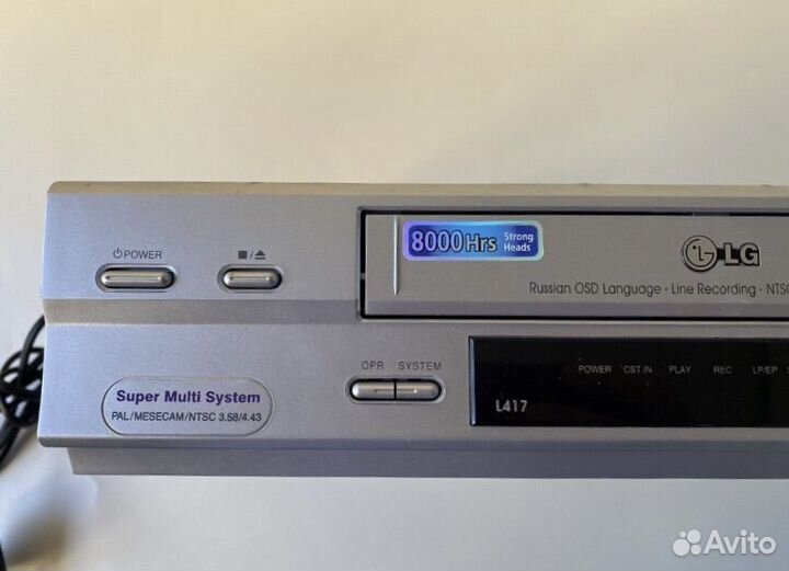Видеомагнитофон LG L417 Корея