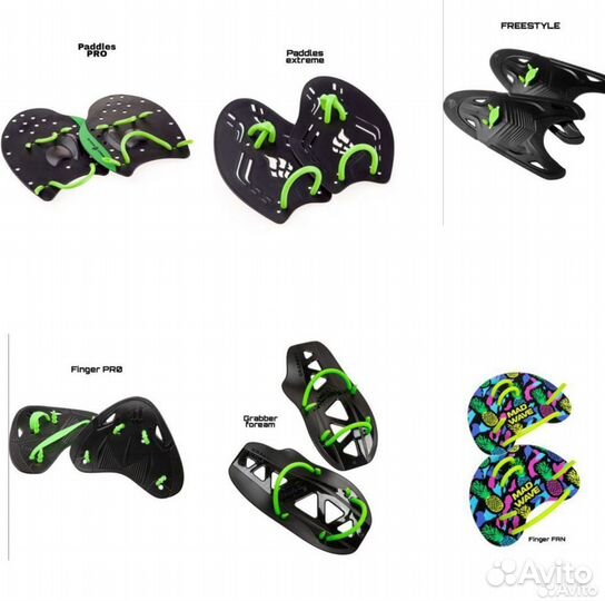 Лопатки для плавания MadWave/Finis