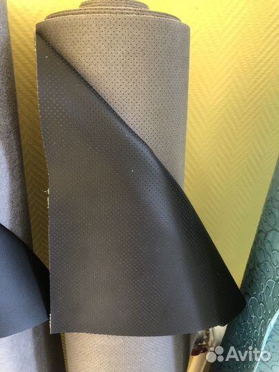 Экокожа на микрофибре и на ткани