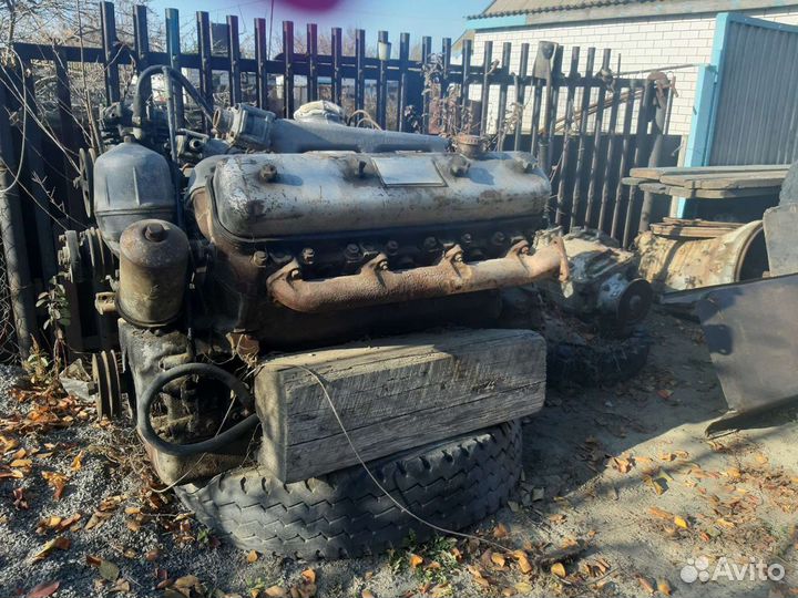 Двигатель с коробкой ямз 238