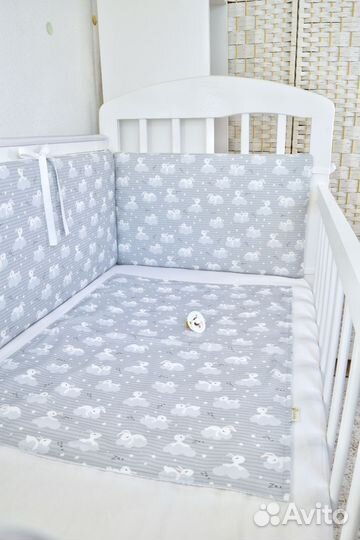 Бортики в детскую кроватку новые