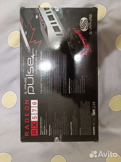 Видеокарта rx 570 4 gb