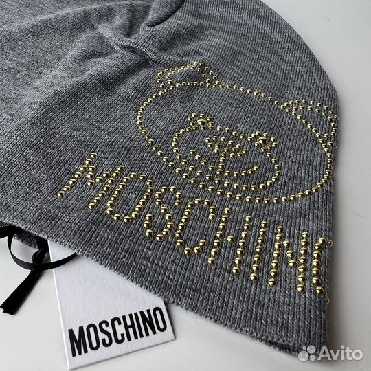 Moschino шапка новая оригинал шерсть
