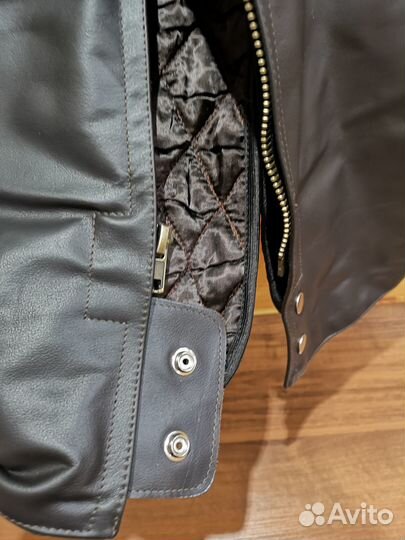 Куртка летная кожаная