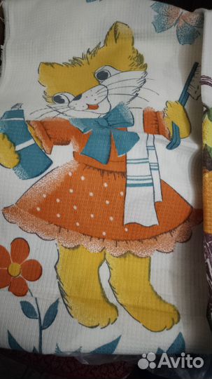 Отрез ткани Х/Б вафельное