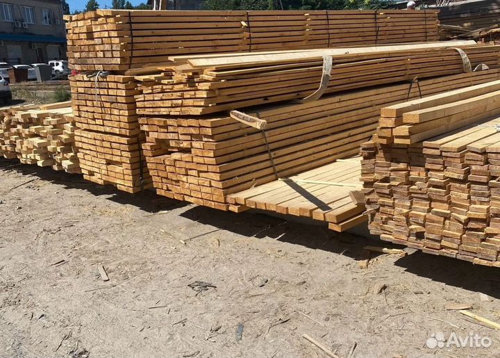 Обрезной брус поставка