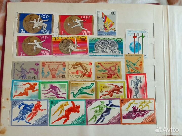 Почтовые марки альбом