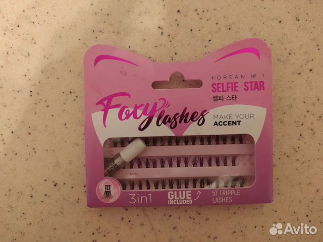 Накладные ресницы пучки