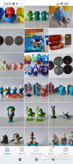 Игрушки из киндер