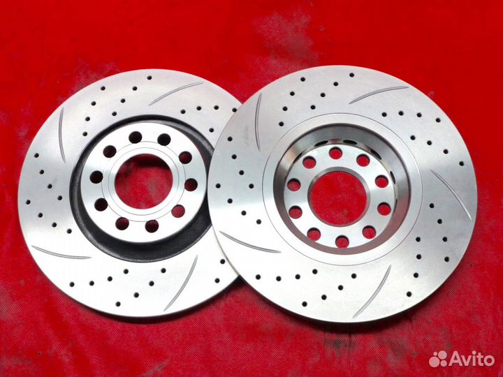 Audi диски перфорированные тормозные