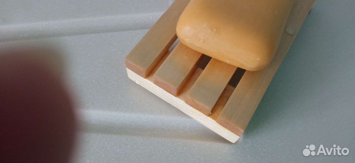 Мыльница деревянная