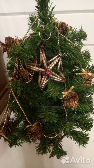 Елочные игрушки СССР стеклярус