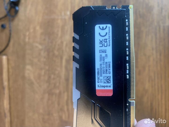 Оперативная память Kingston DDR4 32Gb 3600 MHz pc