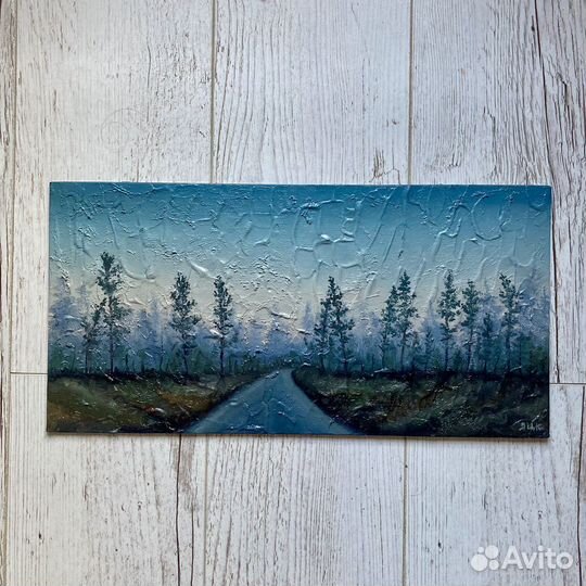 Картина маслом на холсте пейзаж