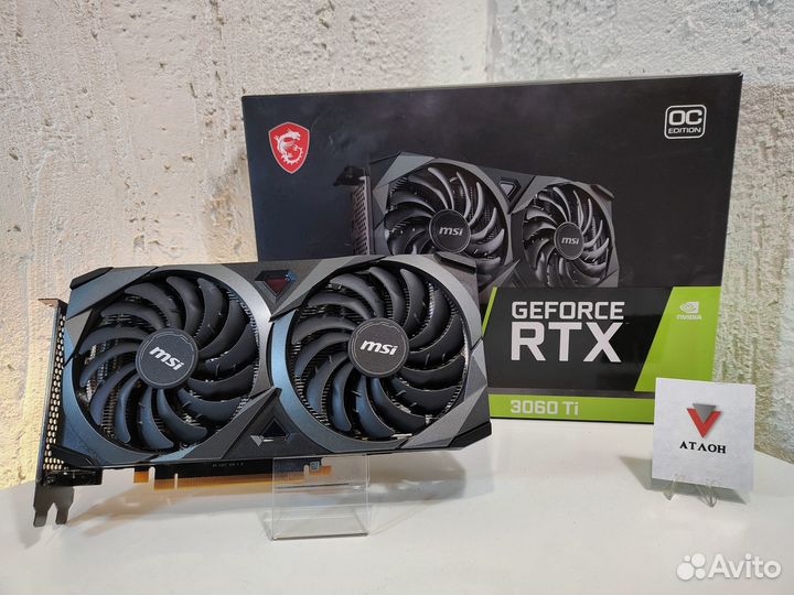 Видеокарта MSI GeForce RTX 3060 Ti Ventus 2X 8GB