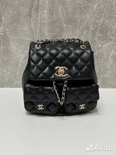 Рюкзак женский chanel кожаный люкс