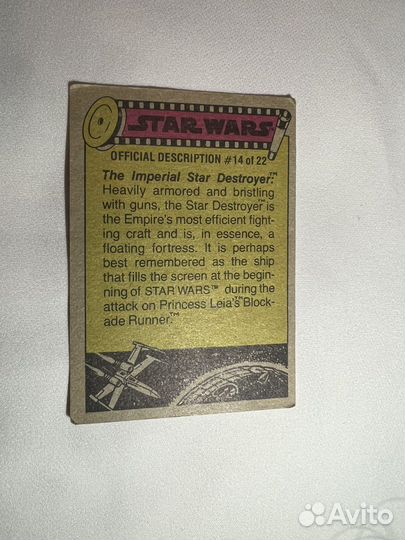 Колекционная карточка звездные войны threepio