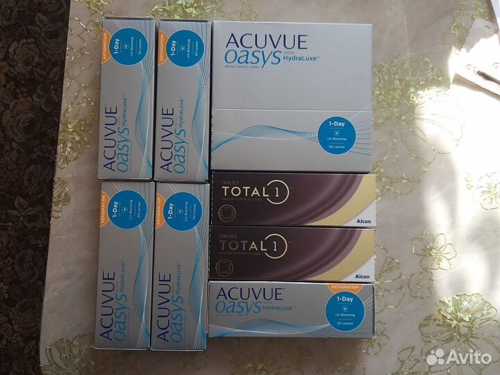 Линзы контактные acuvue oasys однодневные