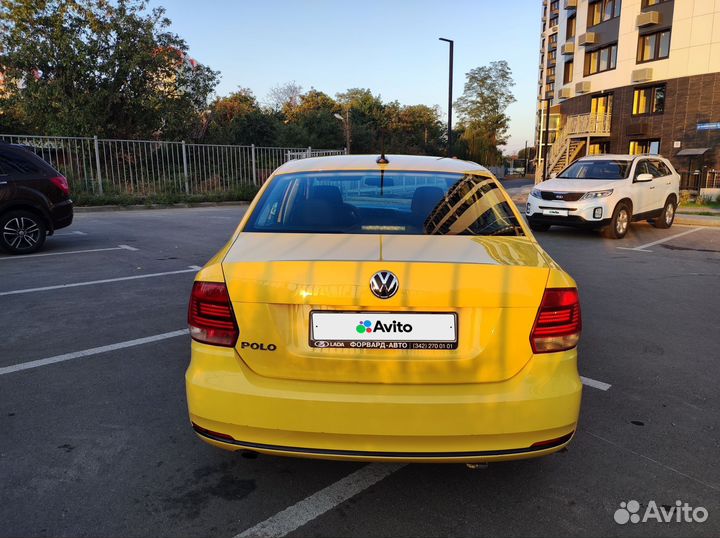 Volkswagen Polo 1.6 AT, 2019, 158 000 км