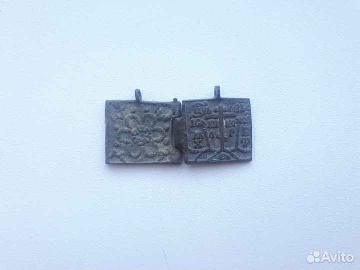 Солдатский складень крест икона