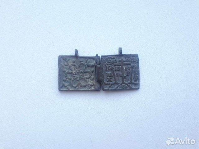 Солдатский складень крест икона