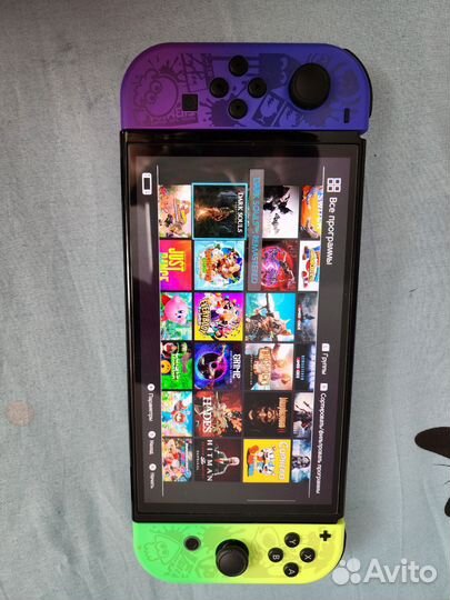 Nintendo switch oled splatoon 3 edition 64 + 512гб