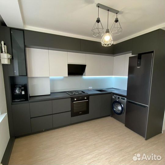 Кухня под ключ в 2 ряда от фабрики