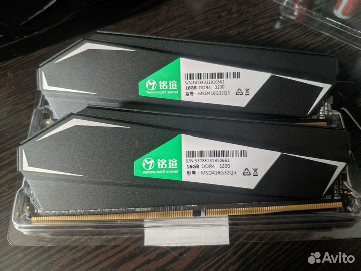 Оперативная память dimm DDR4 32GB 3200+мгц