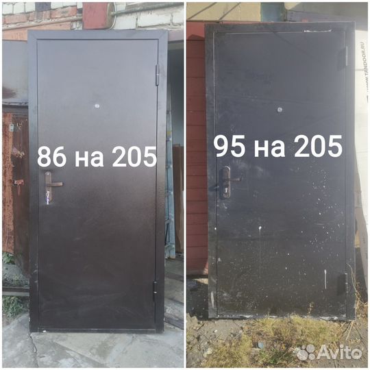 Дверь металлическая 2шт