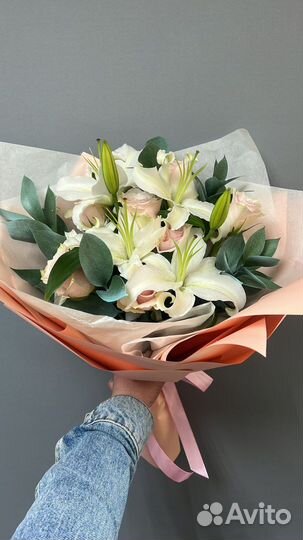 Живые цветы букеты