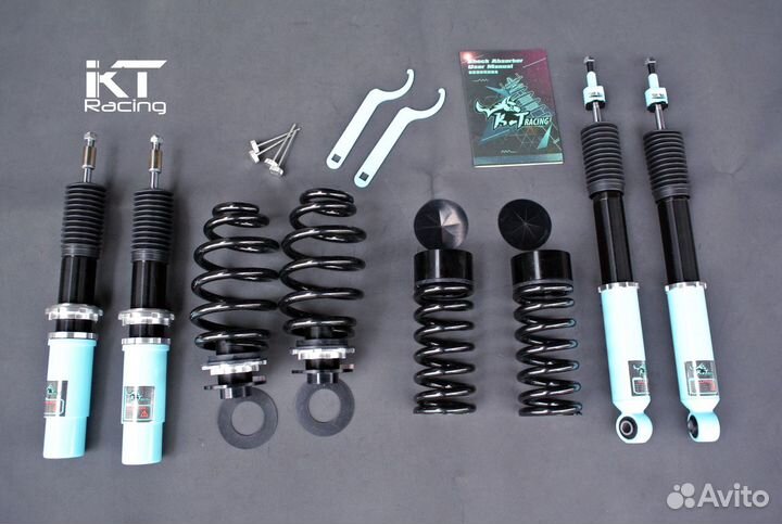 Новые койловеры KT Racing для Audi A6 S6 RS6