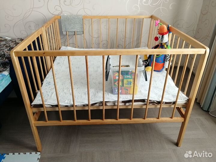 Детский деревянный манеж