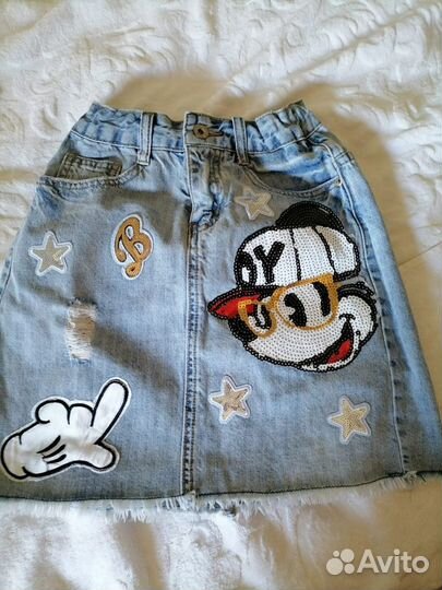 Джинсовая юбка