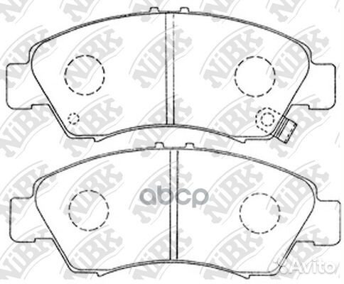 Колодки тормозные дисковые honda jazz 1.3 2002