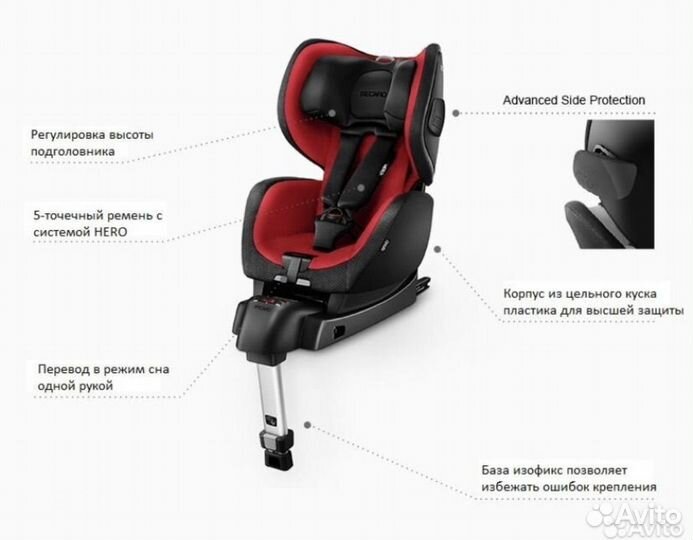 Детское автокресло Recaro Optiafix