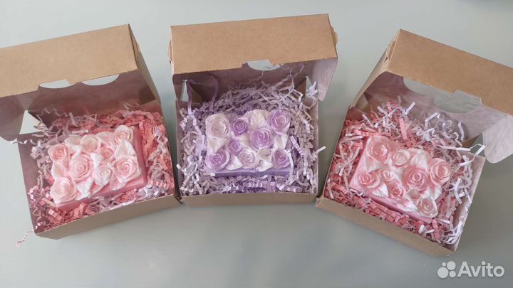 Мыло ручной работы Роза