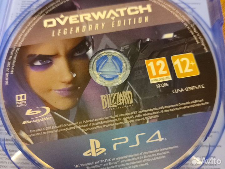 Игры для приставок ps4 Overwatch