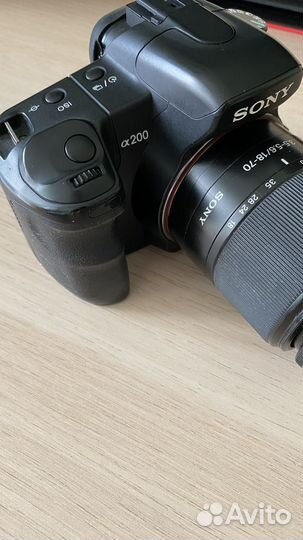 Зеркальный фотоаппарат sony a200