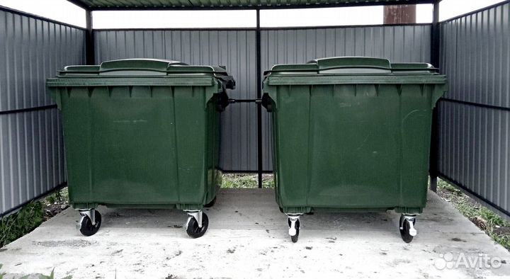 Пластиковый контейнер 1100л