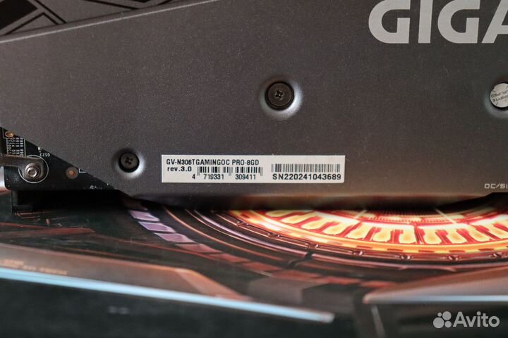 Gigabyte RTX 3060 Ti 8gb Gaming OC