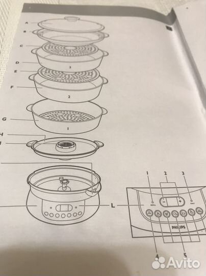 Пароварка philips HD9140
